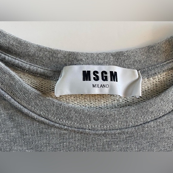 MSGM Logo Print Jumper Sweater XS Made in Italy - Picture 7 of 7